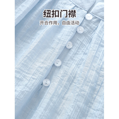 女童夏季小飛袖娃娃衫2025兒童夏裝無袖小衫薄款寬松女孩清新衣服