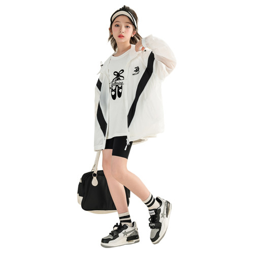 【CC家居控】女童防曬衣夏季2024新款大兒童洋氣防曬服外套C3435
