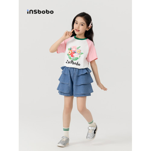 女童短褲兒童褲子2025夏季新款女孩牛仔褲薄款夏褲好看休閒褲童裝