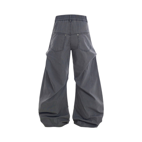 JOINBOY MACHETE PANTS 帆布水洗解搆工裝褲國潮寬松濶腿褲彎刀褲