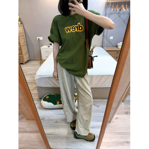bf慵懶風彎刀褲寬松休閒速乾直筒濶腿褲顯瘦高腰薄款工裝褲2025夏