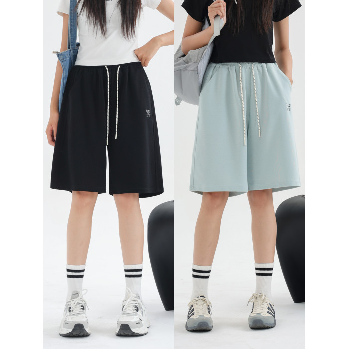 女童短褲外穿夏裝2025新款洋氣中大童純棉五分運動褲中褲初中生潮 女童短褲外穿夏裝2025新款洋氣中大童純棉五分運動褲中褲初中生潮