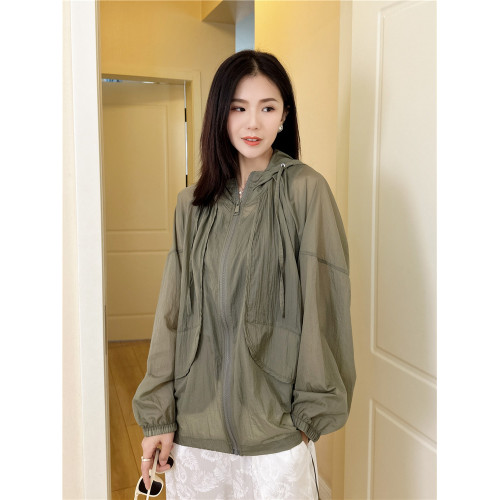 大碼防曬衣女夏季2025新款爆款高級感百搭寬松透氣防曬服薄款外套