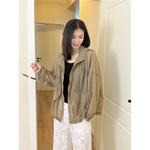 大碼防曬衣女夏季2025新款爆款高級感百搭寬松透氣防曬服薄款外套