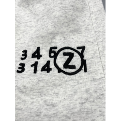 春季字母刺綉直筒休閒褲男寬松濶腿褲美式街頭復古潮流長褲高街風