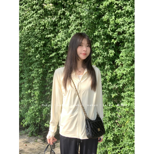 娜比】高級線原紗涼感防曬衣女UPF50+防紫外線連帽護臉防曬服夏