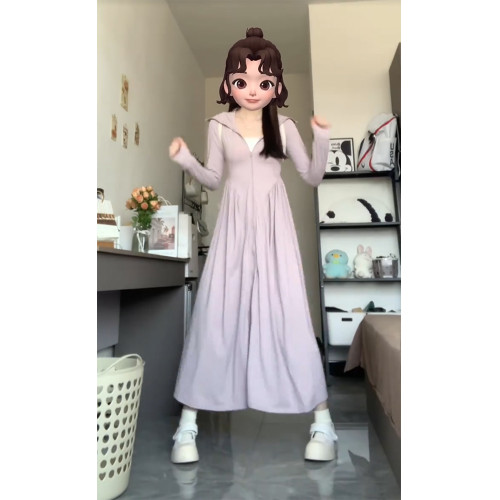 防曬衣女2025新款護全身輕薄防紫外線超長款防曬服開衫掐腰修身外