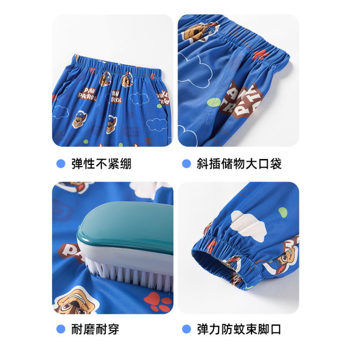 汪汪隊男童夏裝褲子2025新款防曬涼感兒童防蚊褲男寶寶男孩休閒褲 汪汪隊男童夏裝褲子2025新款防曬涼感兒童防蚊褲男寶寶男孩休閒褲