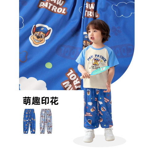汪汪隊男童夏裝褲子2025新款防曬涼感兒童防蚊褲男寶寶男孩休閒褲 汪汪隊男童夏裝褲子2025新款防曬涼感兒童防蚊褲男寶寶男孩休閒褲