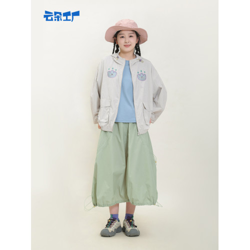 雲朵花學家花朵鏤空防曬外套女2025年夏季寬松連帽防曬衣可愛