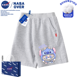 NASA可愛卡比拉布布兒童短褲夏季新款女童卡通五分褲中大童休閒褲