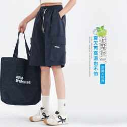 女童褲子夏短褲薄款2025新款洋氣中大童五分工裝褲外穿夏裝超好看