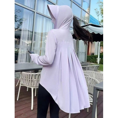 特大碼2-300斤冰絲防曬衣女夏季寬松透氣防曬服戶外涼爽薄款外套