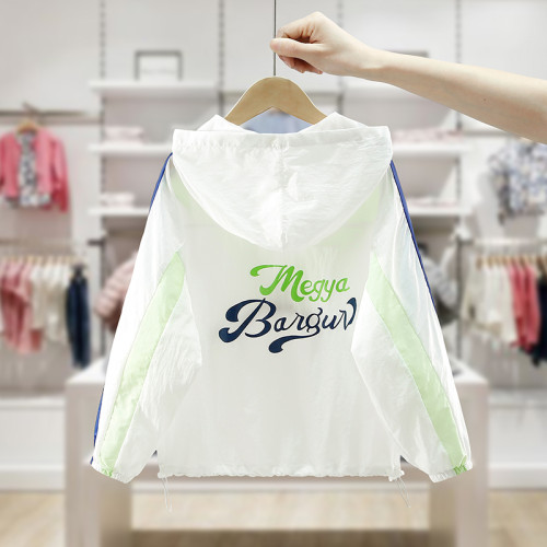 女童防曬衣外套輕薄款2025新款兒童夏裝戶外服遮陽衫小女孩皮膚衣