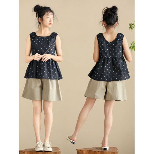 女童短褲2025新款夏季五分褲純棉兒童運動褲女孩寬松薄款外穿褲子