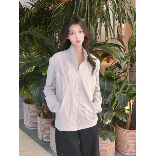 夏季立領防曬衣女2025新款設計感小衆防紫外線輕薄透氣防曬服外套