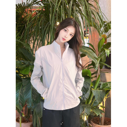 夏季立領防曬衣女2025新款設計感小衆防紫外線輕薄透氣防曬服外套