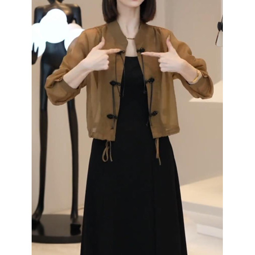 薄款防曬衣外套女夏季新款2025年爆款休閒流行短款國風新中式上衣