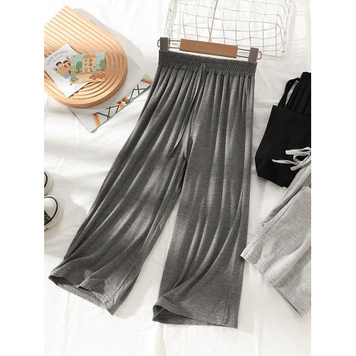 2024年新款可外穿莫代爾兒童家居褲睡褲男童防蚊褲女童休閒褲子潮