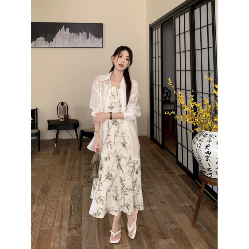 蝴蝶結鏤空防曬衣女2025夏季新款外搭開衫白色輕薄款顯瘦襯衫外套