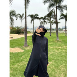大碼胖mm冰絲防曬衣女200斤長款全身防紫外線罩衫涼感連帽防曬服