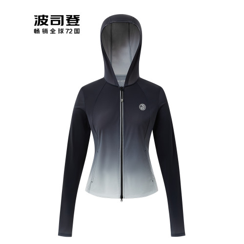 波司登修身防曬衣女短款夏季防紫外線時尚戶外運動涼感透氣防曬服