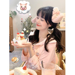 米蔓櫻防曬衣2025新款冰絲女小個子夏季寬松輕薄粉色短款連帽套裝