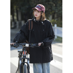 焦下客釣魚專用防曬衣外套女2025夏季輕薄透氣沖鋒防曬服寬松大碼