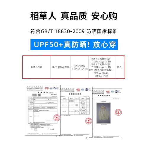 稻草人冰絲防曬衣女士2025新款夏季大帽簷防曬服UPF50+薄款男外套