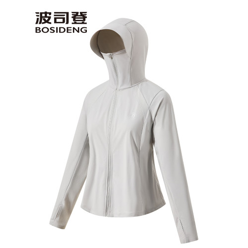 波司登女士防曬衣UPF100+高倍抗紫外線冰絲涼感連帽短款夏季外套
