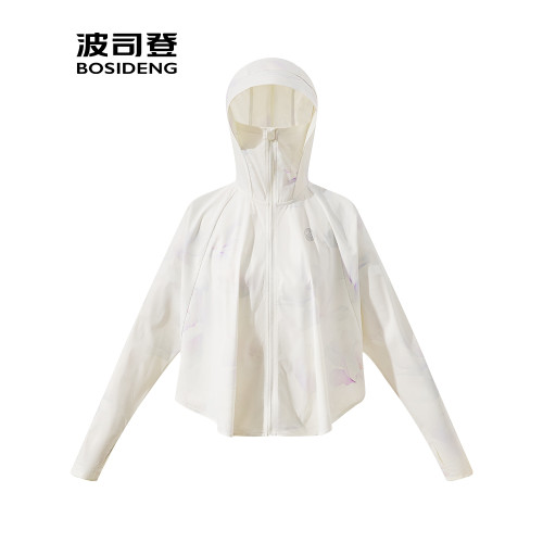 波司登2025夏季新款時尚戶外防紫外線UPF100涼感透氣短款防曬衣女