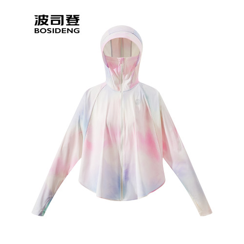 波司登2025夏季新款時尚戶外防紫外線UPF100涼感透氣短款防曬衣女