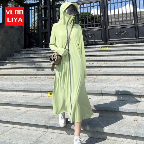 維多利亞防曬衣女夏季2025新款薄款長款全身開衫防曬服防紫外線
