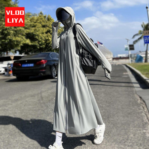 維多利亞防曬衣女夏季2025新款薄款長款全身開衫防曬服防紫外線
