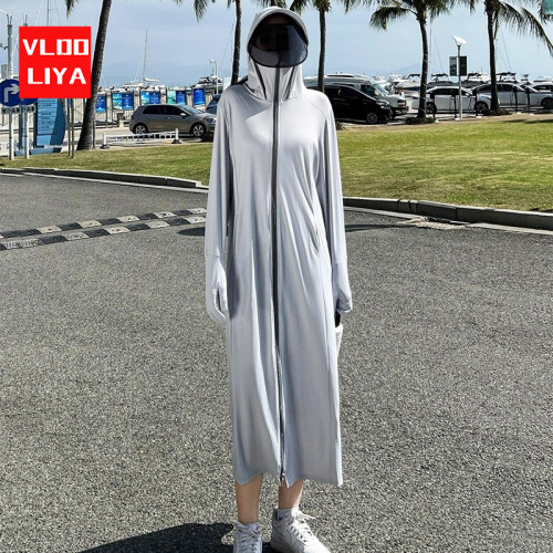 維多利亞防曬衣女夏季2025新款薄款長款全身開衫防曬服防紫外線
