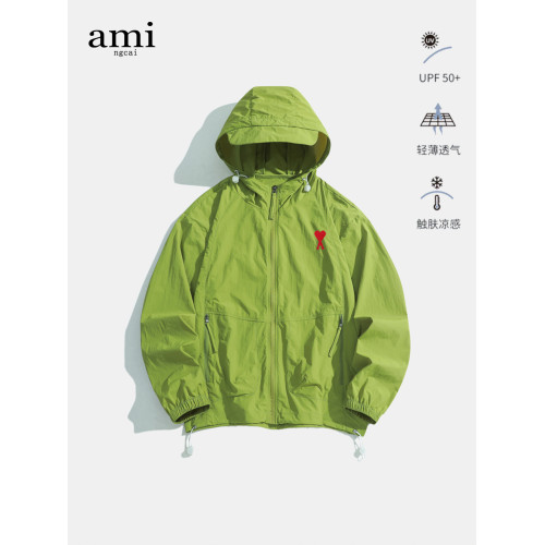 Ami ngcai官方防曬衣女夏季輕薄upf50+鬭篷外套冰絲防曬服皮膚衣