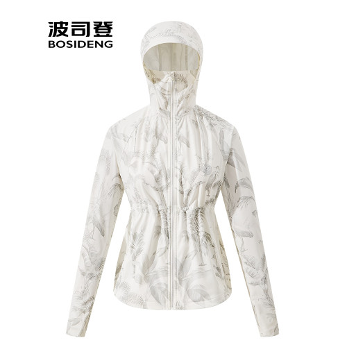 波司登防曬衣女2025年夏季新款時尚戶外涼感防紫外線收腰連帽外套