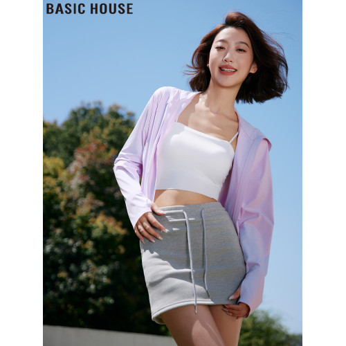 Basic House/百家好戶外防曬衣輕薄透氣冰絲涼感防曬服女2025夏季