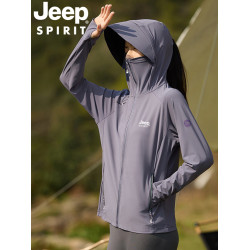 JEEP吉普高級品牌女款防曬衣女2025新款防曬服男款夏UPF50+皮膚衣