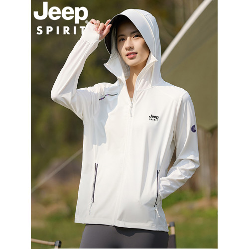 JEEP吉普高級品牌女款防曬衣女2025新款防曬服男款夏UPF50+皮膚衣
