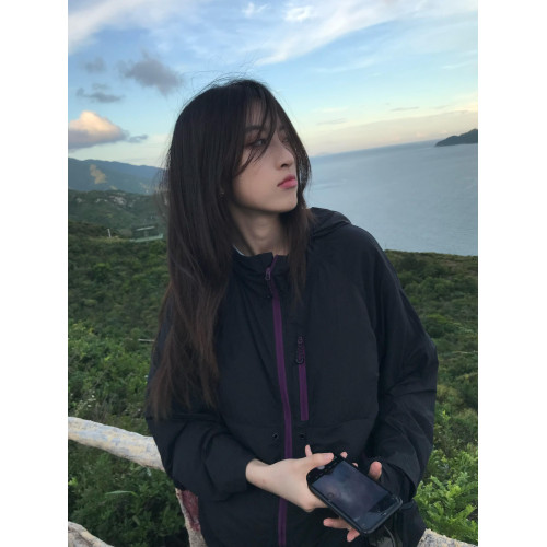 夏季黑色防曬衣女2025新款寬松時尚百搭輕薄透氣防紫外線防曬服潮
