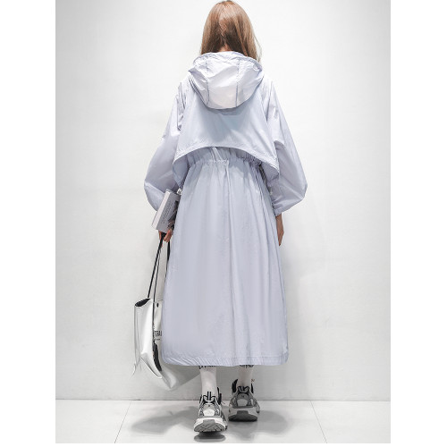 防曬衣女夏裝全身長款收腰顯瘦2025新款防曬服防紫外線外套女薄款