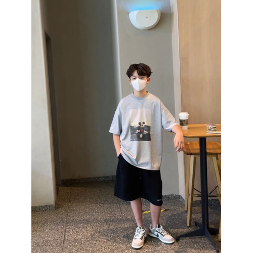 牛牛愛小鋪童裝男童褲子夏薄款親子裝大童男孩寬松運動褲夏裝短褲