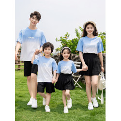 親子裝夏裝一家三口四口母女夏天母子2025新款潮t恤家庭套裝夏季