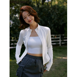 Basic House/百家好修身防紫外線透氣防曬服正肩冰絲防曬衣女夏季