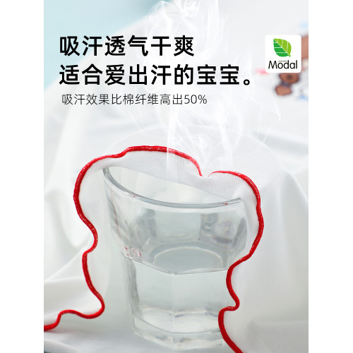 蔚未來女童睡裙夏季2025新款兒童莫代爾短袖睡衣親子裝卡通家居服