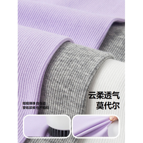 迷你巴拉巴拉女童打底褲夏季新款時尚潮流洋氣兒童七分褲子短褲