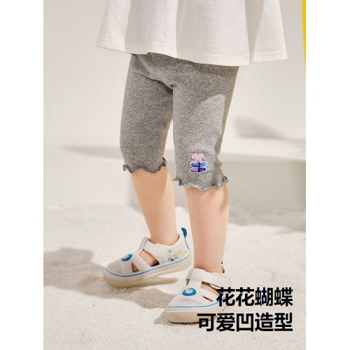 迷你巴拉巴拉女童打底褲夏季新款時尚潮流洋氣兒童七分褲子短褲