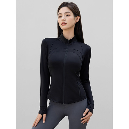 輕薄透氣立領防曬衣女款2025新款防紫外線瑜伽服上衣速乾運動外套