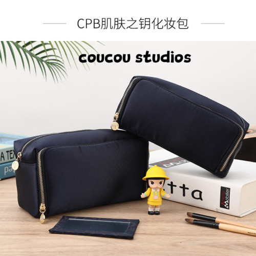 春節不打烊！國外櫃台 cpb雙層拉鍊彩妝收納包化妝包可攜式旅行收納